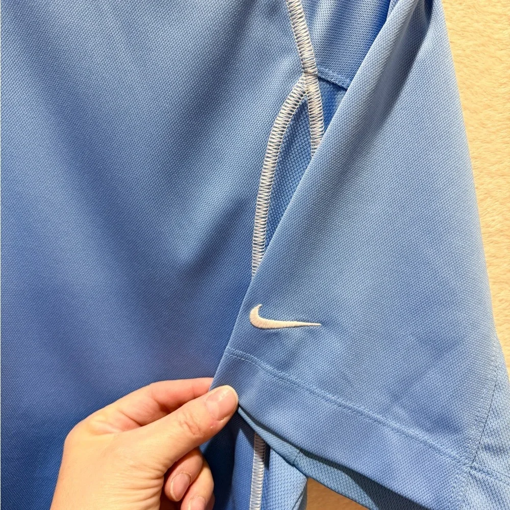 Nike Golf Dri-Fit Performance Polo Blue Large